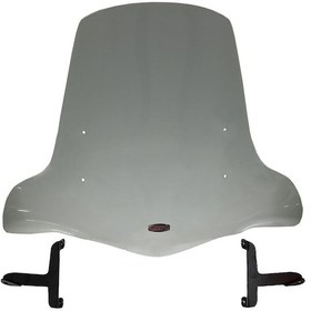 Resim GP Kompozit Scooter Universal 2020 Uyumlu Elcikli Ön Cam Füme 59 cm 