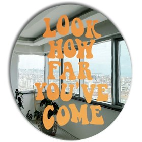 Resim Yuvarlak Ayna, Pinterest Ayna, Renkli Duvar Dekoru, Pinterest Oda Dekoru, Kırılmaz Dekorafif Ayna 