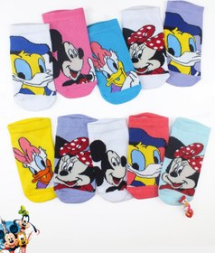 Resim Color Socks 10'lu Çocuk Sevimli Karakterler Patik Çorap Seti 