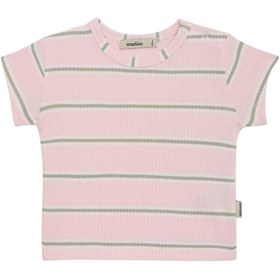 Resim Antebies Şeker Pembe Çizgili Tshirt 