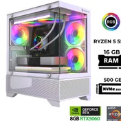 Resim GAMELİNE Pro x14 Ryzen 5 5500 16GB RAM 500GB M.2 Nvme RTX5060 Oyuncu Masaüstü Bilgisayar 