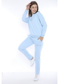 Resim Bayan Spor Gök Mavisi Sweatshirt Takım-3899 Gök Mavisi 
