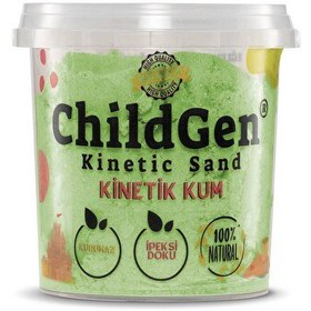 Resim ChildGen 500 GR Yeşil Doğal Kinetik Kum 