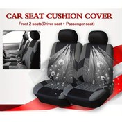 Resim Topnotch Renault Megane Dacia Duster 2009-2017 Siyah Gri Ön Koltuk Kılıfı 