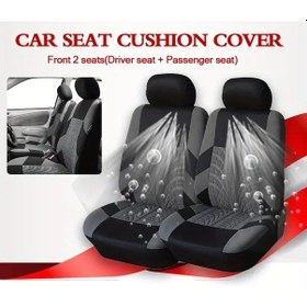 Resim Topnotch Renault Megane Dacia Duster 2009-2017 Siyah Gri Ön Koltuk Kılıfı 