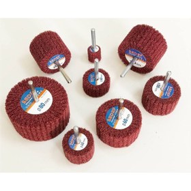 Resim 60x30 Saplı Elyaf Mop Zımpara-10'lu Paket-1/4'' Sap 