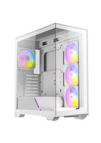 Resim Antec C3 Argb Beyaz Atx Mid Tower Gaming Kasa 4x Argb Fan, Temperli Cam, 360mm Radyatör 