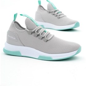 Resim Nefes Alabilen Kumaş Poli Taban Bağcıklı Unisex Gri Yeşil Spor Ayakkabı V2qnt-0 Gri Yeşil 