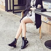 Resim Binicilik çizmeler kısa ayak bileği yağmur ayakkabıları su geçirmez kaymaz moda açık bahçe bayanlar kolay temiz 