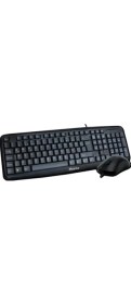 Resim Piranha 2325 Kablolu Q Klavye Mouse Set Ev - Ofis Kullanımı İçin Ergonomik Tasarım Siyah Renk 