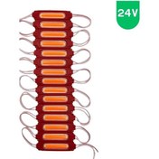 Resim 24 Volt 2 Watt Kırmızı Cob Led Modül Ip65 10 Adet Modül 