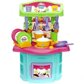 Resim TOYSTORE Kız Çocuk Bulaşıklık ve Büyük Boy Mutfak Seti Oyuncak 