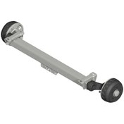 Resim Knott 1500kg 5x112 1400 - 1870mm Torsiyonlu Frenli Aks Dingil 