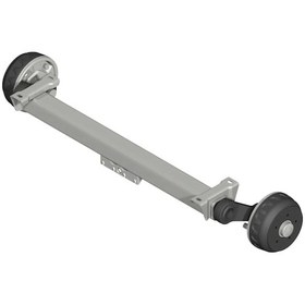 Resim Knott 1500kg 5x112 1400 - 1870mm Torsiyonlu Frenli Aks Dingil 