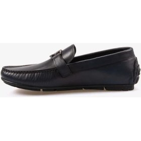 Resim Mocassini Deri Tokalı Erkek Loafer M584 