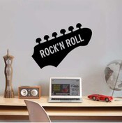 Resim Ogec Worx Rock'n Roll Music Dekoratif Genç Odası Duvar özel yeni sticker, Çıkartma Siyah 