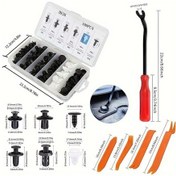 Resim Hightower 105 Parça Çok Amaçlı Oto Bağlantı Elemanları Kiti Çıkarılabilir Alet Seti 