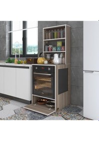 Resim Kenzlife Ankastre Fırın Dolabı Hümeyra Crd 165x60x56 Mutfak Kapak 