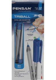 Resim Triball 1003 Tükenmez Kalem 1.0 Mm 12 Adet - Mavi Mavi 