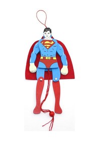 Resim Konyax Ahşap Sallanan Süperman Figürü 