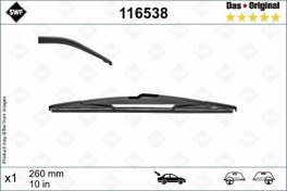 Resim SILECEK SUPURGESI ARKA 260mm MERCEDES B-CLASS W246 11 18 . RENAULT CAPTUR 20 SWF 