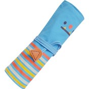 Resim Jeemson Öğrenci Kalem Çantası - Kanvas Materyal, Kolay Taşınabilir, Gülümseyen Desenli, Kaydırmayı Engeller, Mavi Renk 