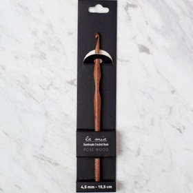 Resim La Mia Rosewood 4.5 mm 15.5 cm Ahşap Yün Tığ 