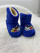 Resim Unısex Çoçuk Mickey Mouse Panduf Kaydırmaz Taban Anaokulu Kreş Ev Terliği Ayakkabısı uni1 