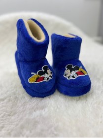 Resim Unısex Çoçuk Mickey Mouse Panduf Kaydırmaz Taban Anaokulu Kreş Ev Terliği Ayakkabısı uni1 