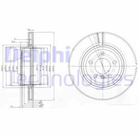 Resim DELPHI BG3938 Fren Diski (WA842912) (Fiyat:2 Adet İçindir) 