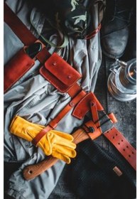 Resim Remus Sanches Bushcraft Outdoor Spor, Kamp, Dana Derisi Eldiven Sarı 