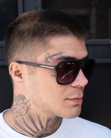 Resim Roger Bacon Siyah Erkek Güneş Gözlük Uv400 Koruma 