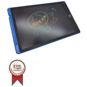 Resim T12 Mavi Writing Tablet Lcd 12 Inç Dijital Kalemli Çizim Yazı Tahtası 