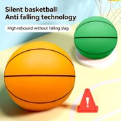 Resim Oyun Alanı Topu Sessiz Basketbol, İç ve Dış Mekanlar için Uygun Köpük Toplar, Yüksek Yoğunlukta Kolay Tutuşlu Sessiz Top, Çeşitli İç Aktiviteler için Mükemmel, Noel Partisi Sessiz Basketbol 2025 Yeni Versiyon Delikli Model, İdeal Tatil Hediyesi, Turuncu/Mavi/Spor Ekipmanı! Bir İç Mekan Sessiz Antrenman Basketboli, Gürültüsüz Zıplayan, Evde Yüksek Sıçrama Pratik Topu, Ev Boş Zaman Basketbolü 