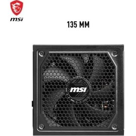 Resim Msı Mag A1250gl Pcıe5 1250w 80plus Full Modüler Atx Güç Kaynağı Siyah 