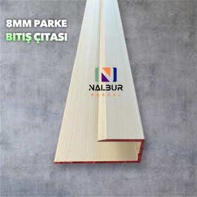 Resim Alüminyum Laminant Parke Bitim Profili 8mm 90CM Uzunluk 