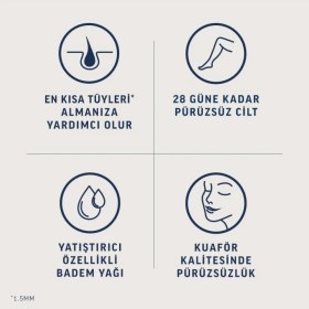 Resim Veet Professional Ağda Bandı Hassas Ciltler Için Bacak & Vücut Bölgesi 80 Adet 