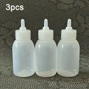 Resim 3 adet Kedi Süt Şişesi, 50ml/60ml Küçük Hayvanlar için Plastik Besleme Şişeleri Yavrulara ve Köpekler, Tilki, Ferretler, Tavşanlar, Chinchilla ve Diğer Evcil Hayvanlar 
