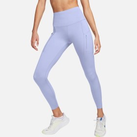 Resim Nike Kadın Mor Dri-Fit Go Yüksek Belli Sıkı Toparlayıcı Spor Taytı | DQ5636-519 