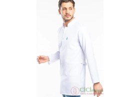 Resim Cici Forma Hakim Yaka Beyaz Erkek Önlük 