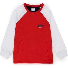 Resim U.s. Polo Assn. Erkek Çocuk Kırmızı Sweatshirt 50281477-vr030 Kırmızı 