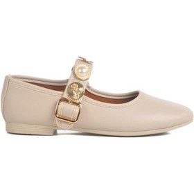 Resim B-40 Z Krem Kadın Babet Krem 