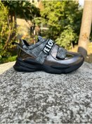 Resim MOTTİ KİDS CLUB Hakiki Deri Çelik Renk Kız Çocuk Okul Sneaker Ws 