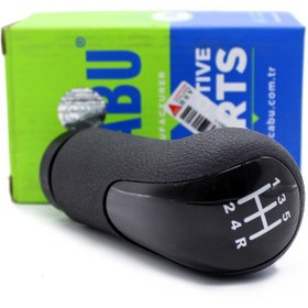 Resim CABU Ford Fiesta Vites Topuzu 5 İleri Siyah Semalı Connect 02-08 - 2S6R7217AC 