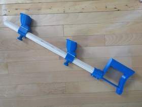 Resim Oculus/Vive İçin Vr Stok Tabancası - Çok Kolay Ve Ucuz Plastik Aparat 