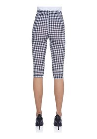 Resim Luvmabelly Maternity 8022 - Pamuklu Göbek Aztek Destekli Desenli Kapri Hamile Tayt-çok Renkli 