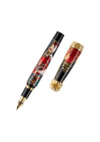 Resim Montegrappa Bijo-To-Yaju Dolma Kalem, Altın Kaplama Som Gümüş ISBYN_SCRS 