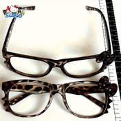 Resim Kedi ve Leopar Baskılı Gözlük Çerçevesi - Hafif Plastik, Lens Yok, Çiçek Detayları, Tam Çerçeve, Vintage Y2K Tarzı, Mükemmel Moda Aksesuarı, Y2K Modası | Eğlenceli Aksesuar | Hafif Çerçeve 