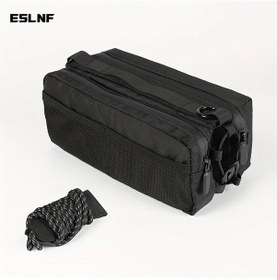 Resim Cordial Eslnf Bisiklet Sele Tüp Çantası - Siyah Omuz Çantası Ayarlı Kayış Siyah 