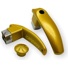 Resim Çaydanlık Kulp Demlik Kulp Seti Kulp ve Kapak Tutacak Seti Altın / Dore 